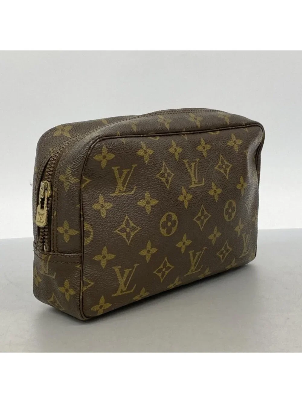 ★SOLD★ Louis Vuitton Pouch Monogram Trousse Toilet 23 Brown - Picture 2 of 9